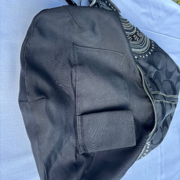 Coach Black Soho Hobo #10483 - Picture 11 of 12